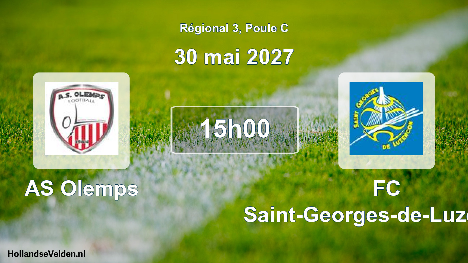 Match programmé: AS Olemps - FC Saint-Georges-de-Luzençon (30 mai 2027)