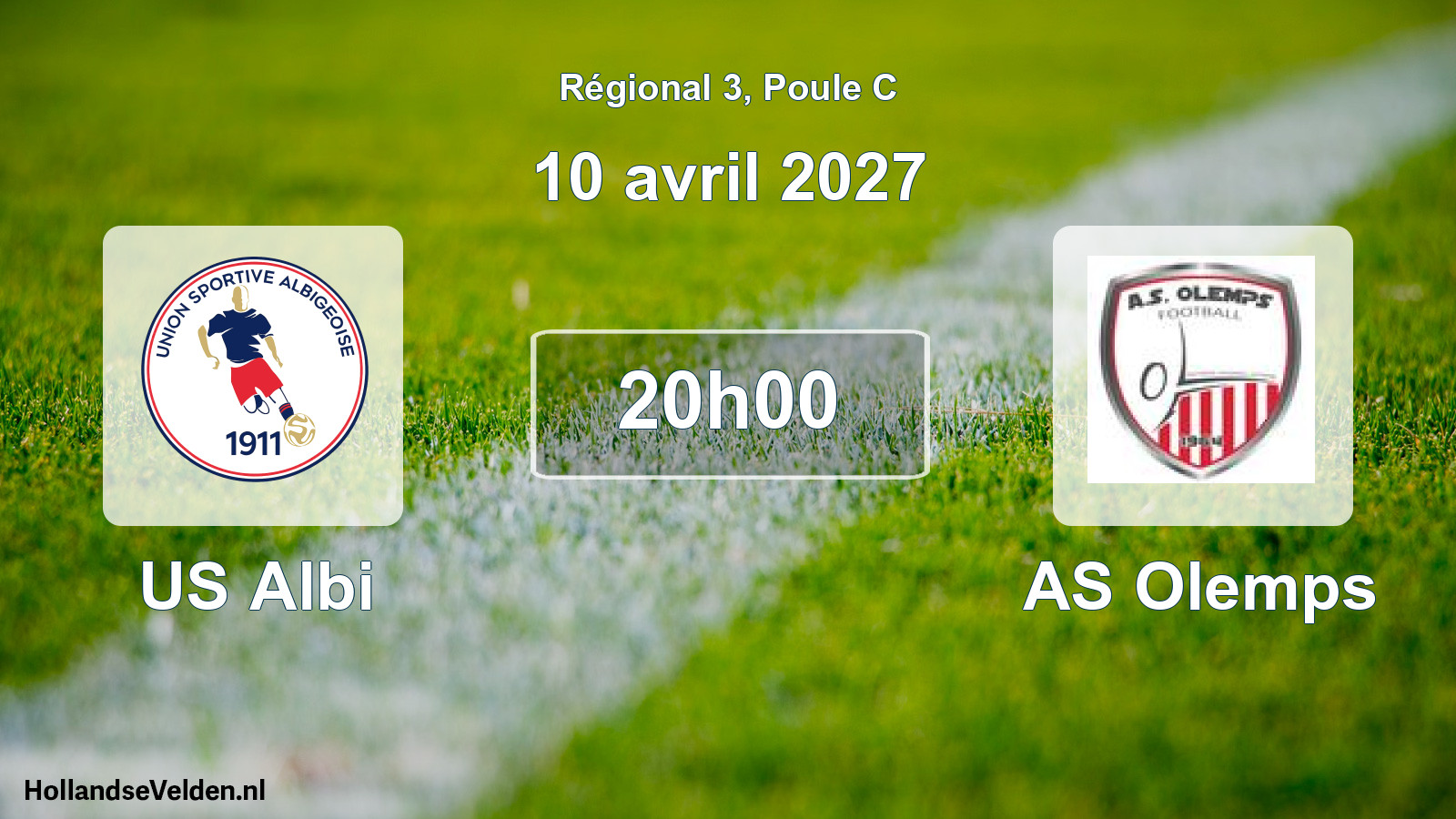 Match programmé: US Albi - AS Olemps (10 avril 2027)