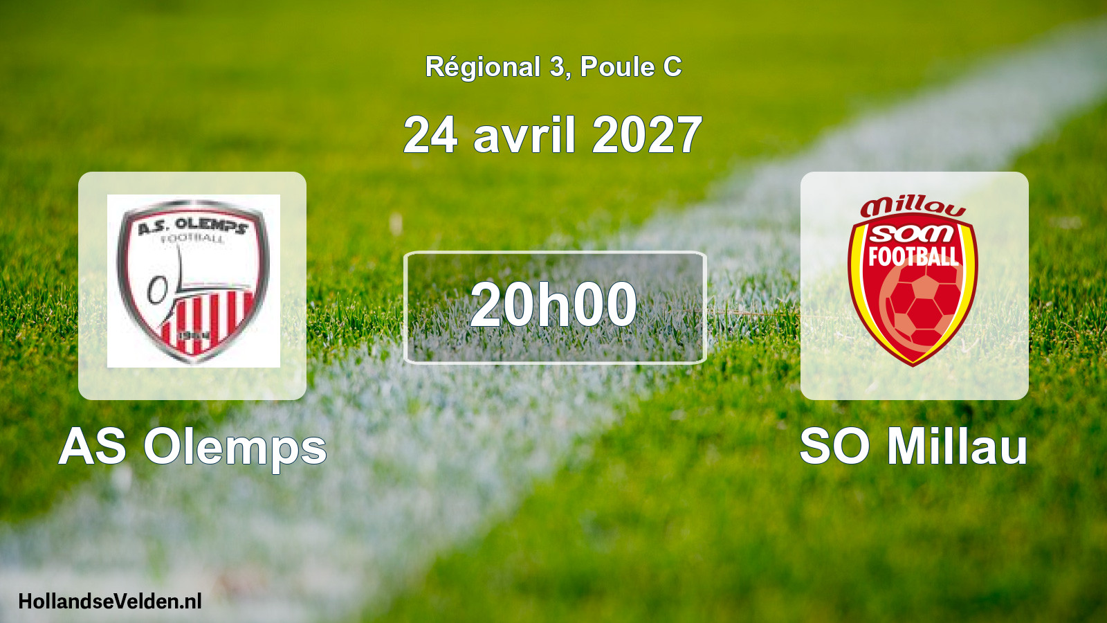 Match programmé: AS Olemps - SO Millau (24 avril 2027)