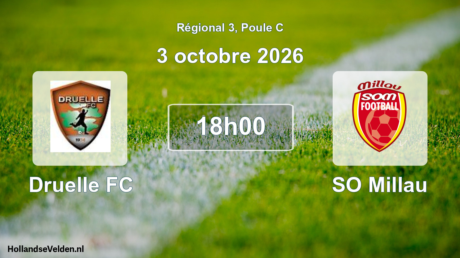 Scheduled Match: Druelle FC - SO Millau (3 October 2026)