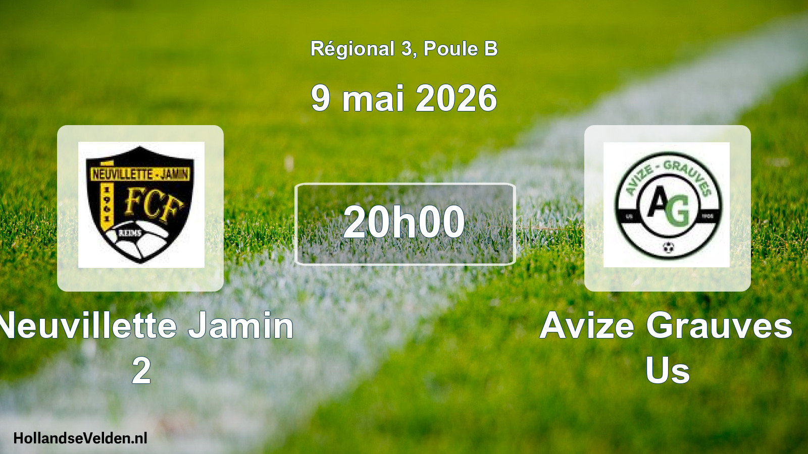 Scheduled Match: Neuvillette Jamin 2 - Avize Grauves Us (9 May 2026)