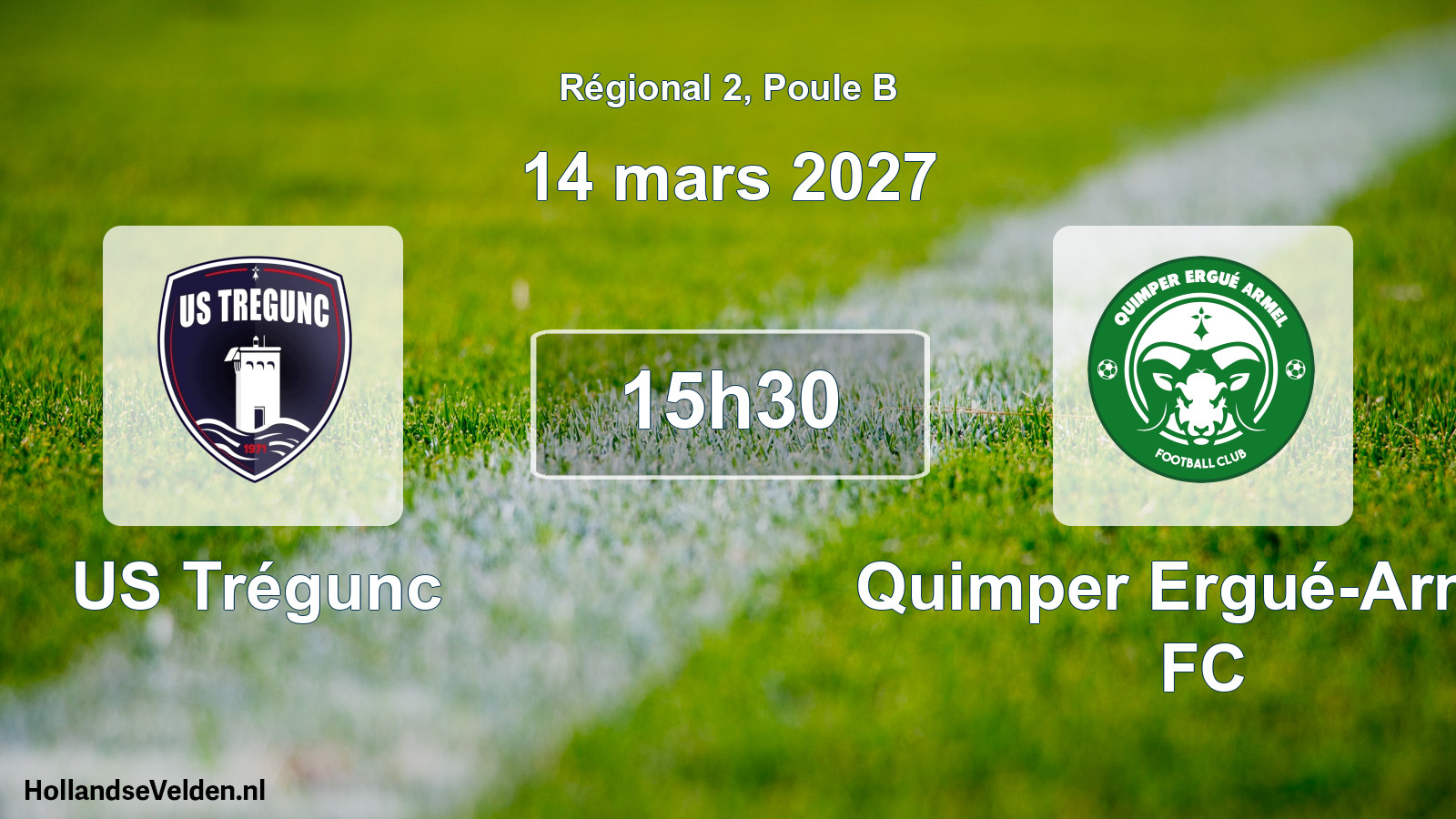 Scheduled Match: US Trégunc - Quimper Ergué-Armel FC (14 March 2027)