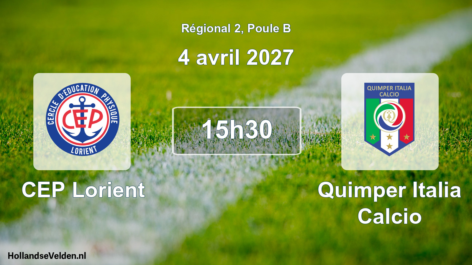 Scheduled Match: CEP Lorient - Quimper Italia Calcio (4 April 2027)