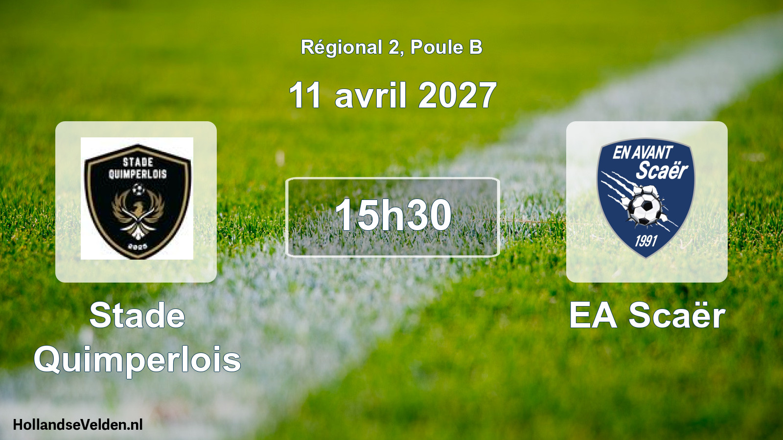 Scheduled Match: Stade Quimperlois - EA Scaër (11 April 2027)