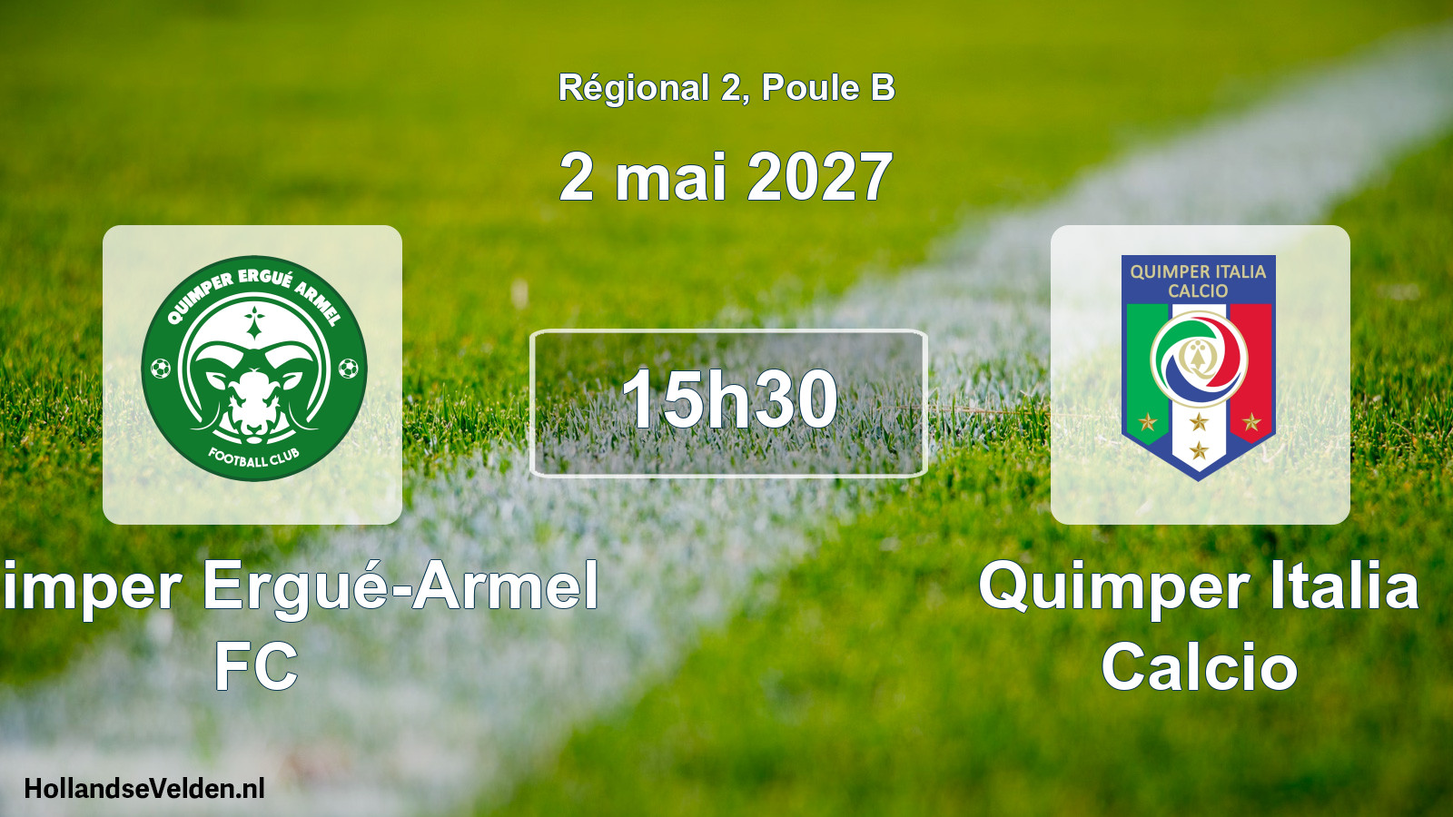 Scheduled Match: Quimper Ergué-Armel FC - Quimper Italia Calcio (2 May 2027)