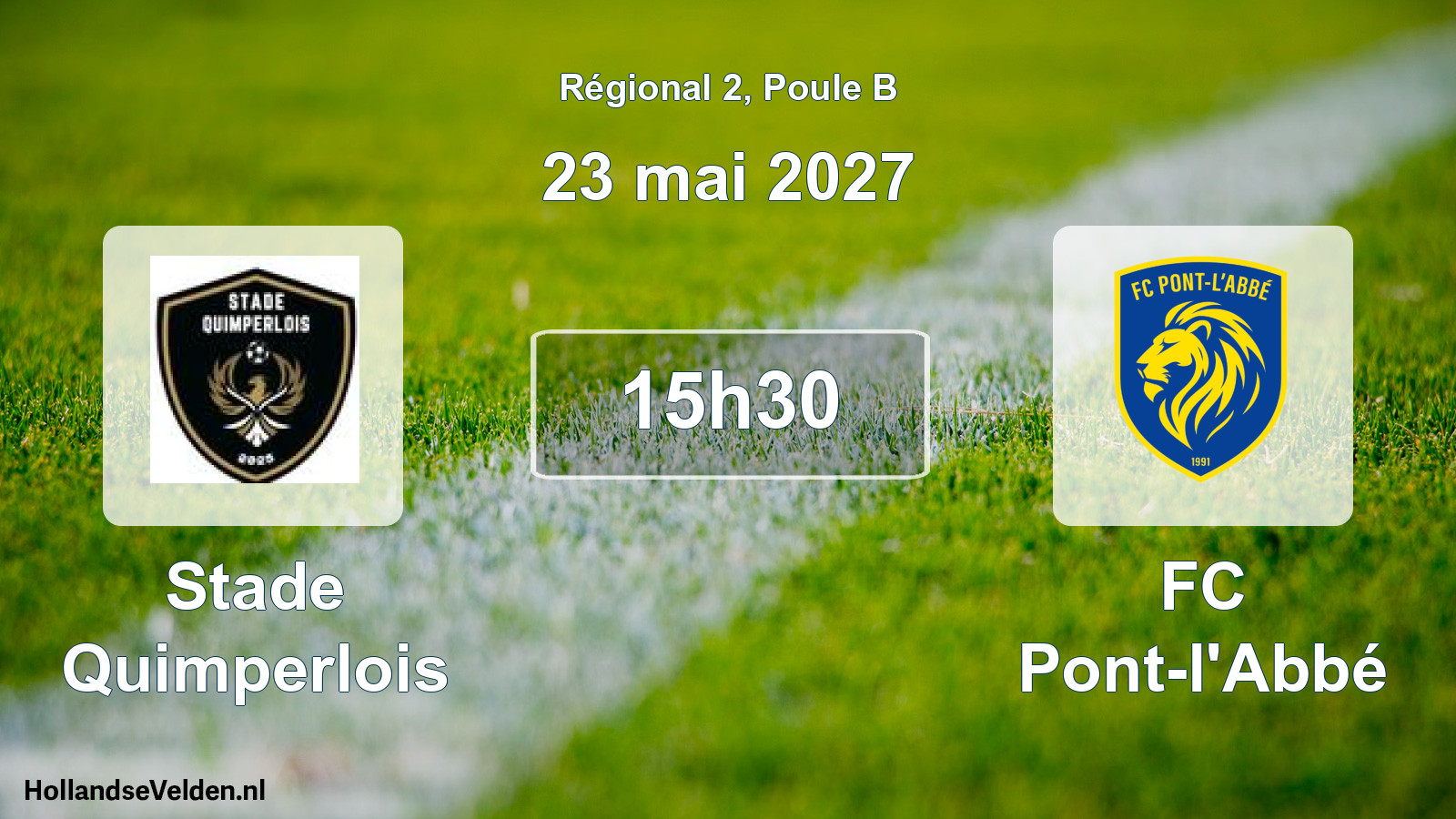 Scheduled Match: Stade Quimperlois - FC Pont-l'Abbé (23 May 2027)