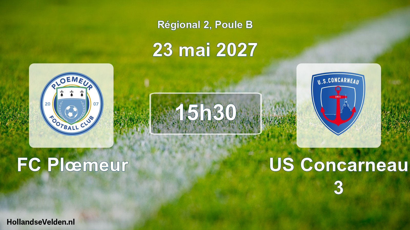 Scheduled Match: FC Plœmeur - US Concarneau 3 (23 May 2027)