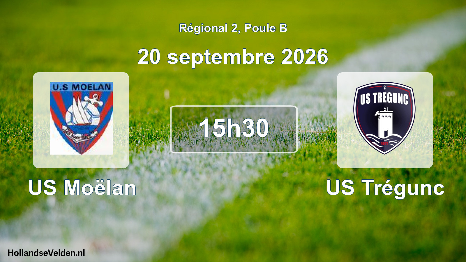 Scheduled Match: US Moëlan - US Trégunc (20 September 2026)