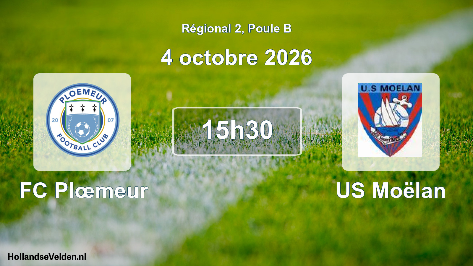 Scheduled Match: FC Plœmeur - US Moëlan (4 October 2026)
