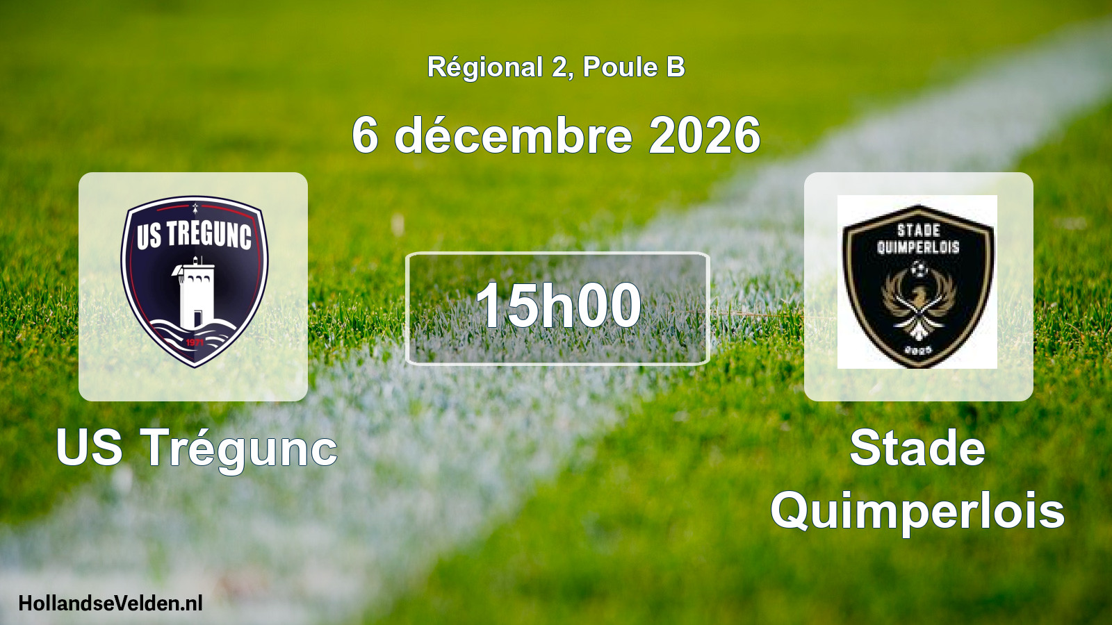 Scheduled Match: US Trégunc - Stade Quimperlois (6 December 2026)