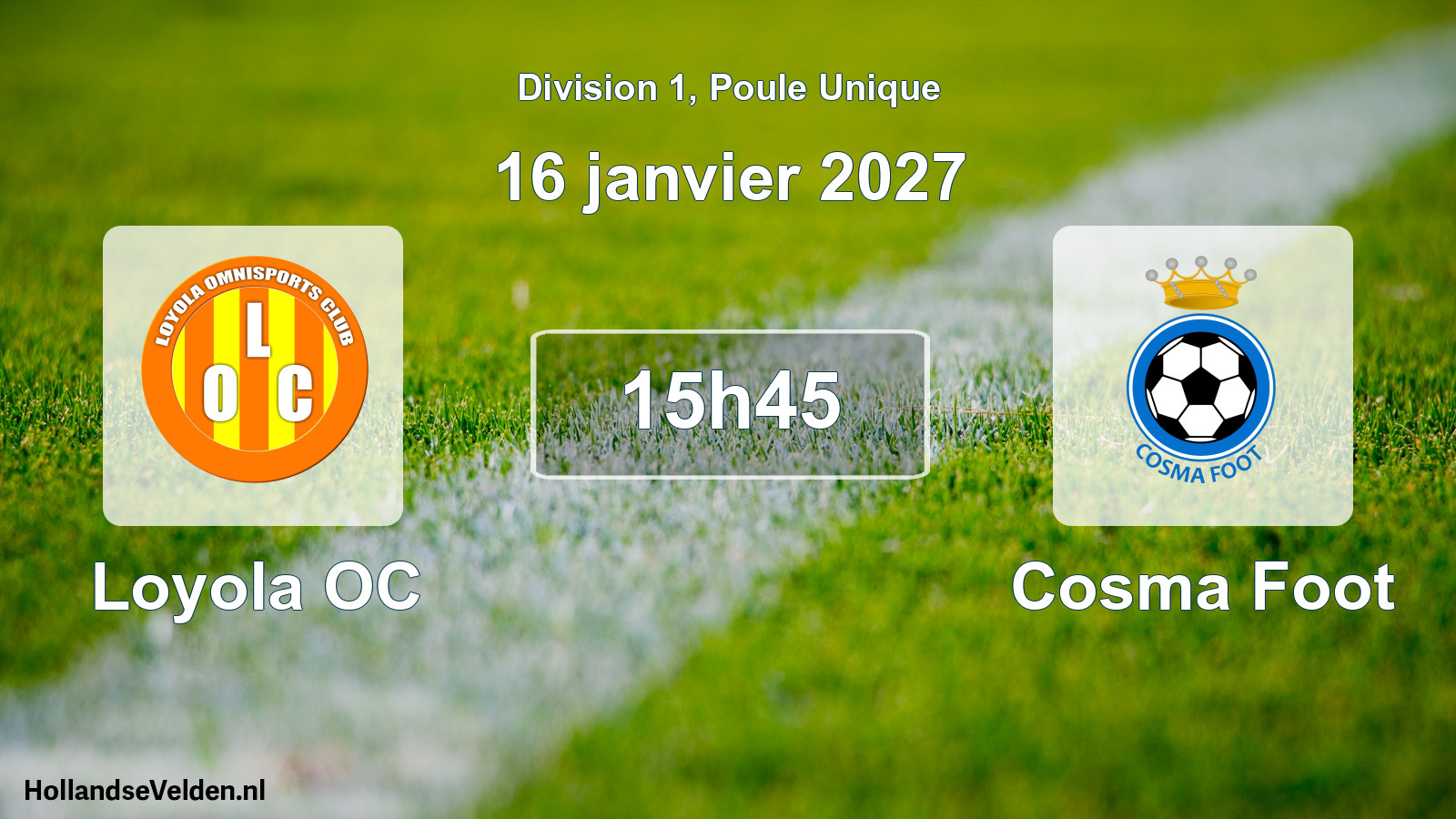 Scheduled Match: Loyola OC - Cosma Foot (16 January 2027)