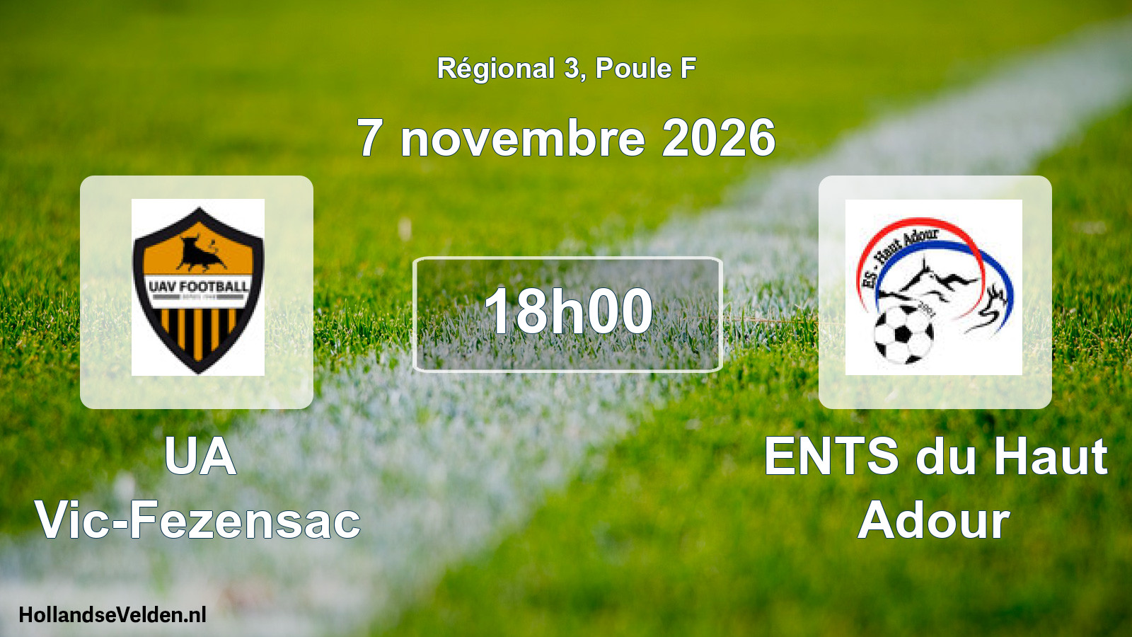 Scheduled Match: UA Vic-Fezensac - ENTS du Haut Adour (7 November 2026)
