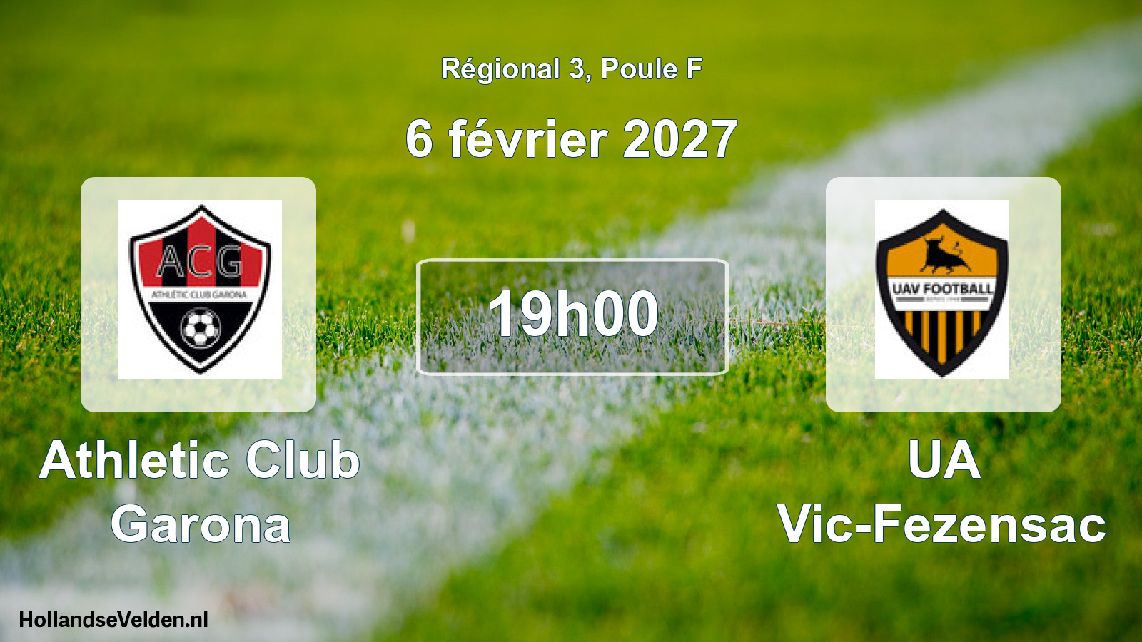Scheduled Match: Athletic Club Garona - UA Vic-Fezensac (6 February 2027)