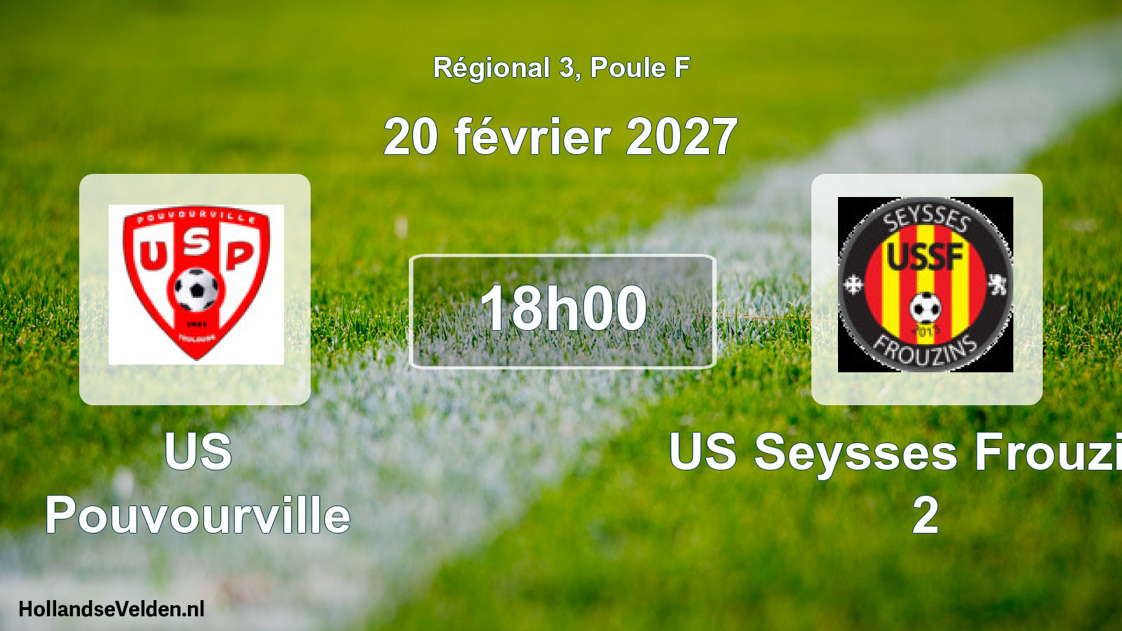 Scheduled Match: US Pouvourville - US Seysses Frouzins 2 (20 February 2027)