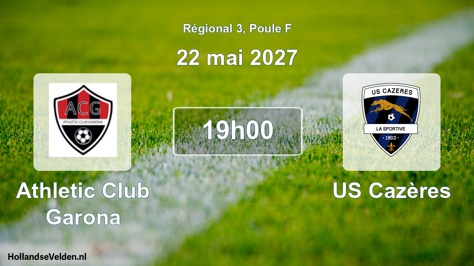 Scheduled Match: Athletic Club Garona - US Cazères (22 May 2027)