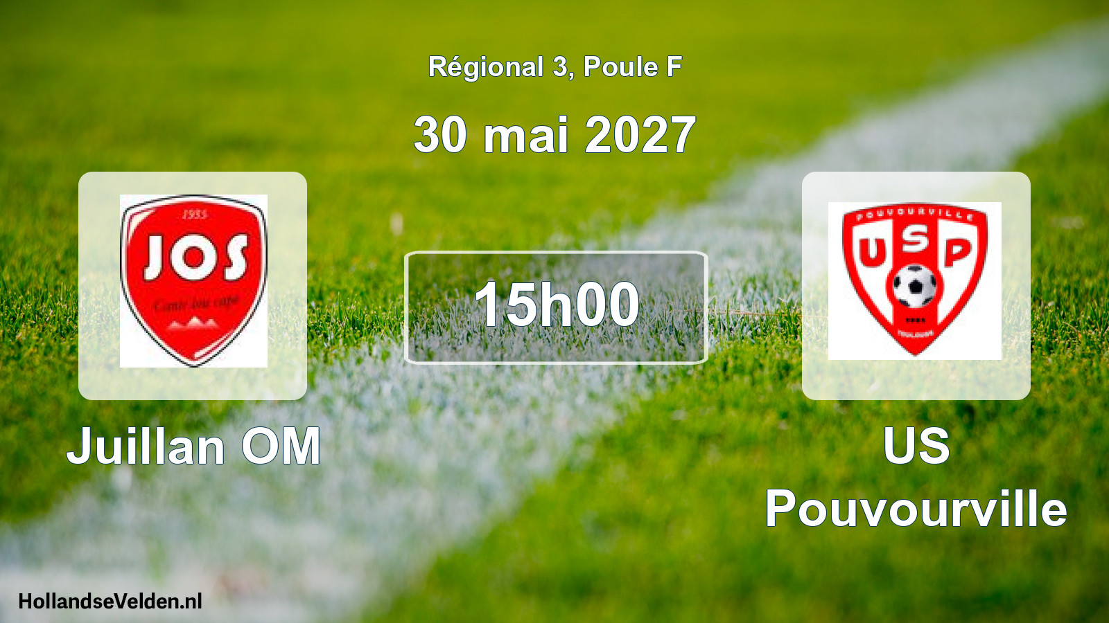 Match programmé: Juillan OM - US Pouvourville (30 mai 2027)