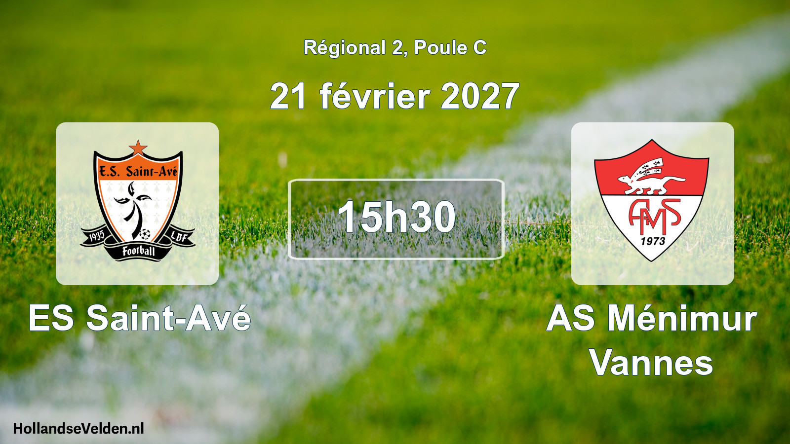 Scheduled Match: ES Saint-Avé - AS Ménimur Vannes (21 February 2027)