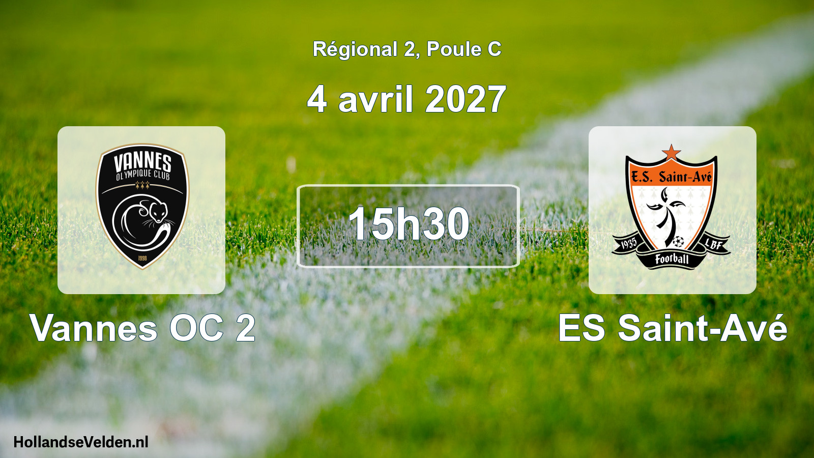 Scheduled Match: Vannes OC 2 - ES Saint-Avé (4 April 2027)