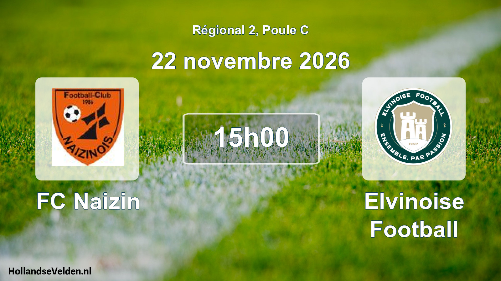 Scheduled Match: FC Naizin - Elvinoise Football (22 November 2026)