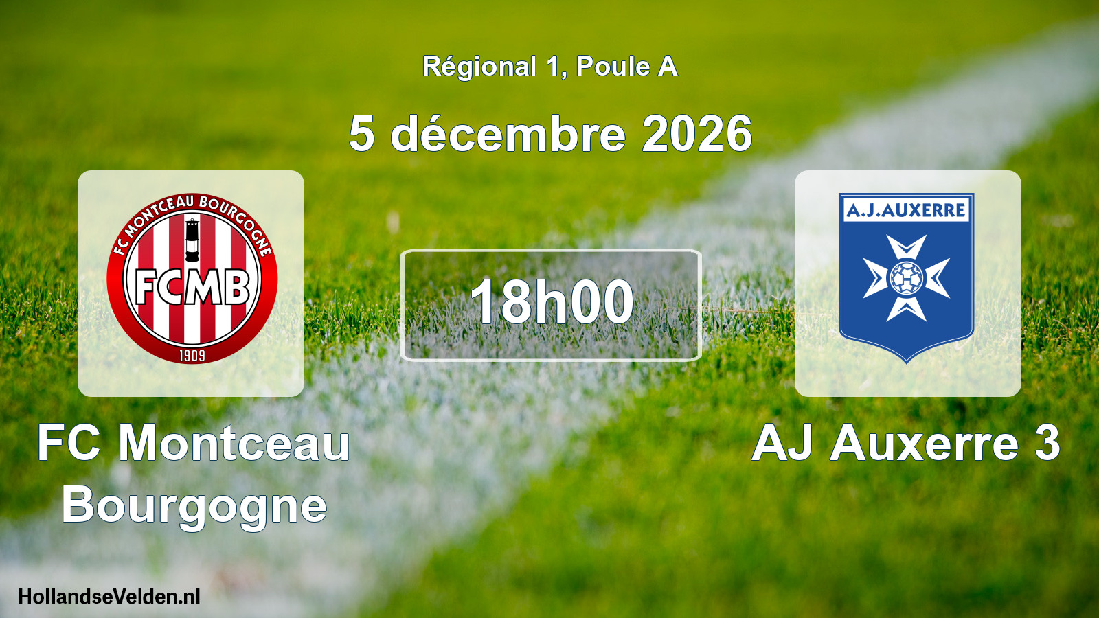 Scheduled Match: FC Montceau Bourgogne - AJ Auxerre 3 (5 December 2026)
