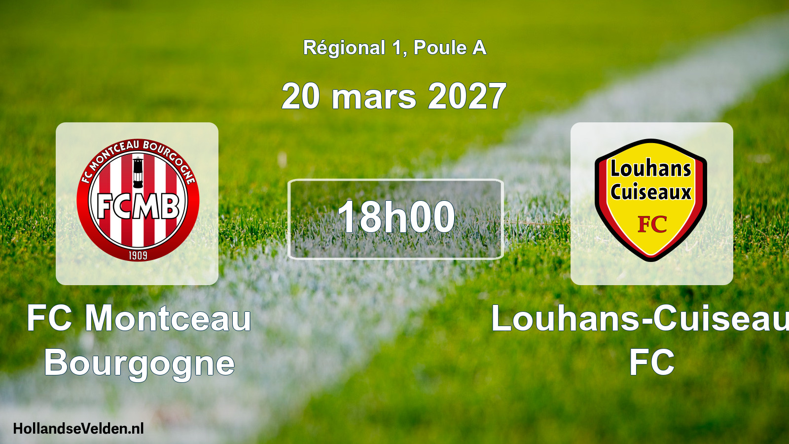 Scheduled Match: FC Montceau Bourgogne - Louhans-Cuiseaux FC (20 March 2027)