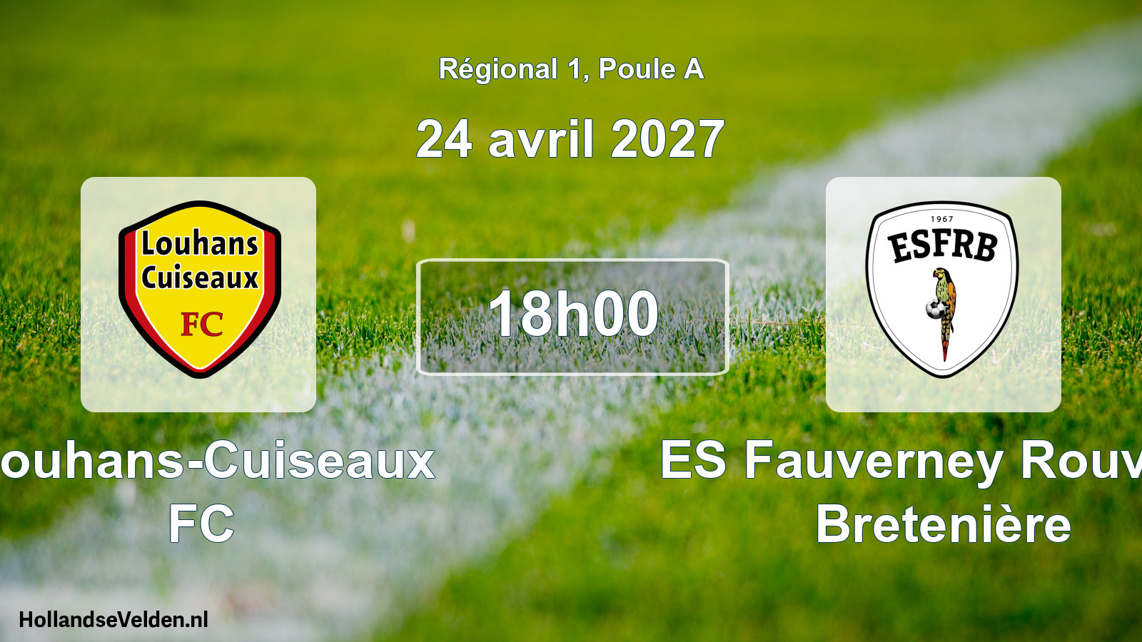 Scheduled Match: Louhans-Cuiseaux FC - ES Fauverney Rouvres Bretenière (24 April 2027)