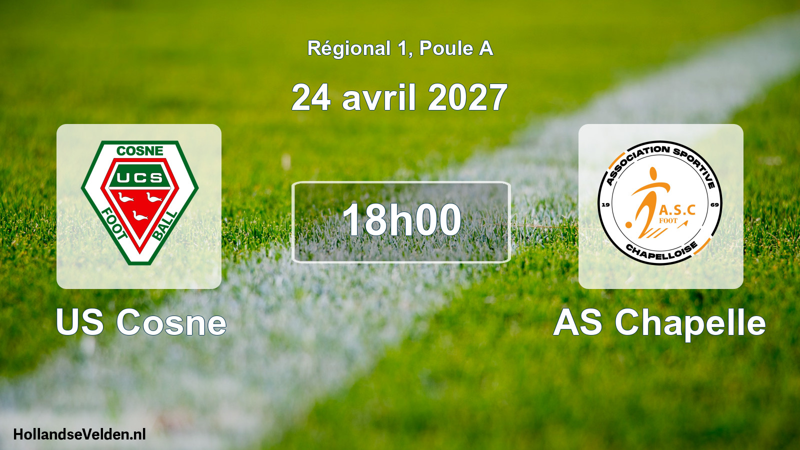 Scheduled Match: US Cosne - AS Chapelle (24 April 2027)