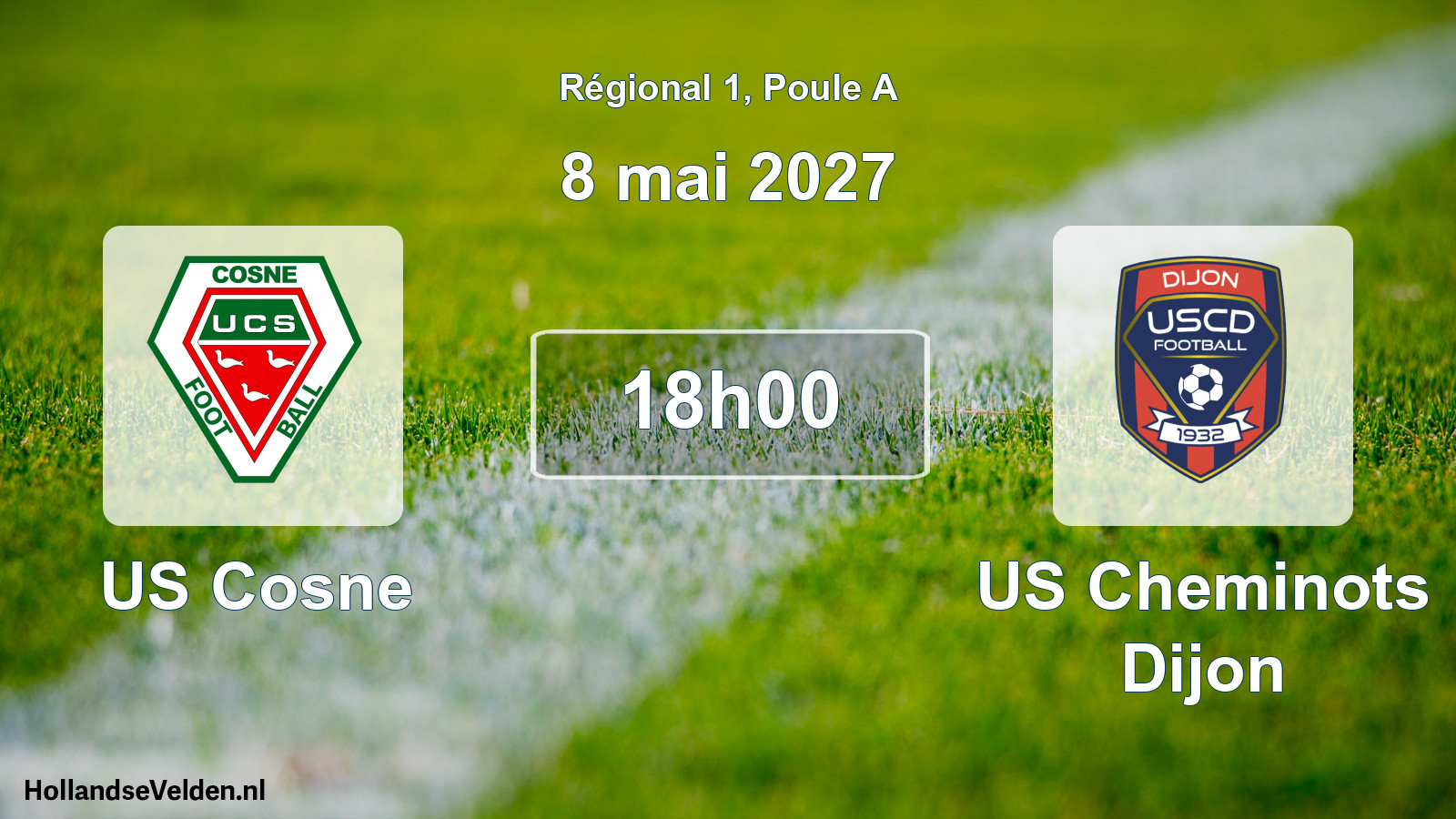 Scheduled Match: US Cosne - US Cheminots Dijon (8 May 2027)