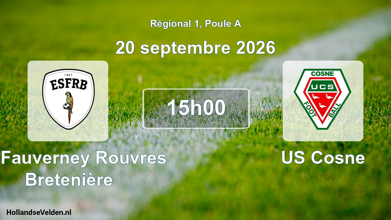 Scheduled Match: ES Fauverney Rouvres Bretenière - US Cosne (20 September 2026)