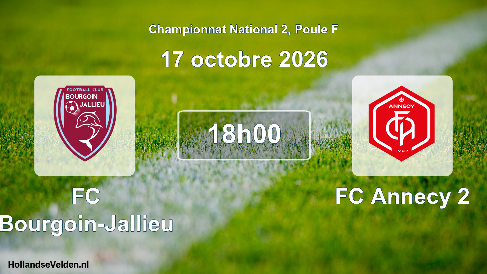 Scheduled Match: FC Bourgoin-Jallieu - FC Annecy 2 (17 October 2026)