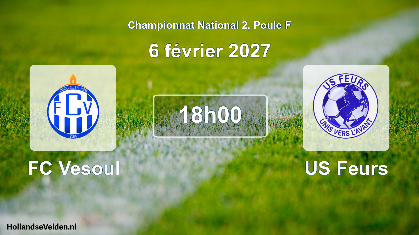 Geplande wedstrijd: FC Vesoul - US Feurs (6 februari 2027)