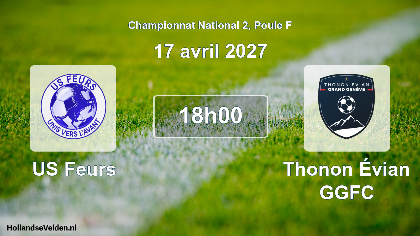 Match programmé: US Feurs - Thonon Évian GGFC (17 avril 2027)