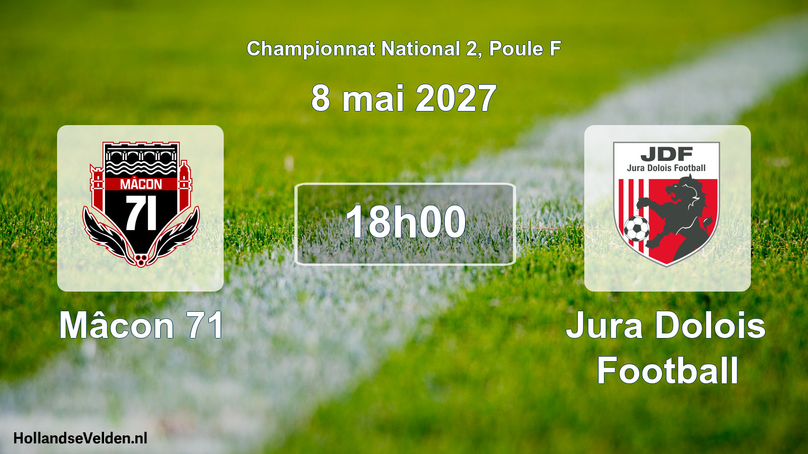 Scheduled Match: Mâcon 71 - Jura Dolois Football (8 May 2027)