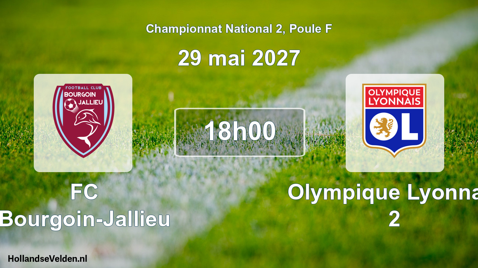Scheduled Match: FC Bourgoin-Jallieu - Olympique Lyonnais 2 (29 May 2027)