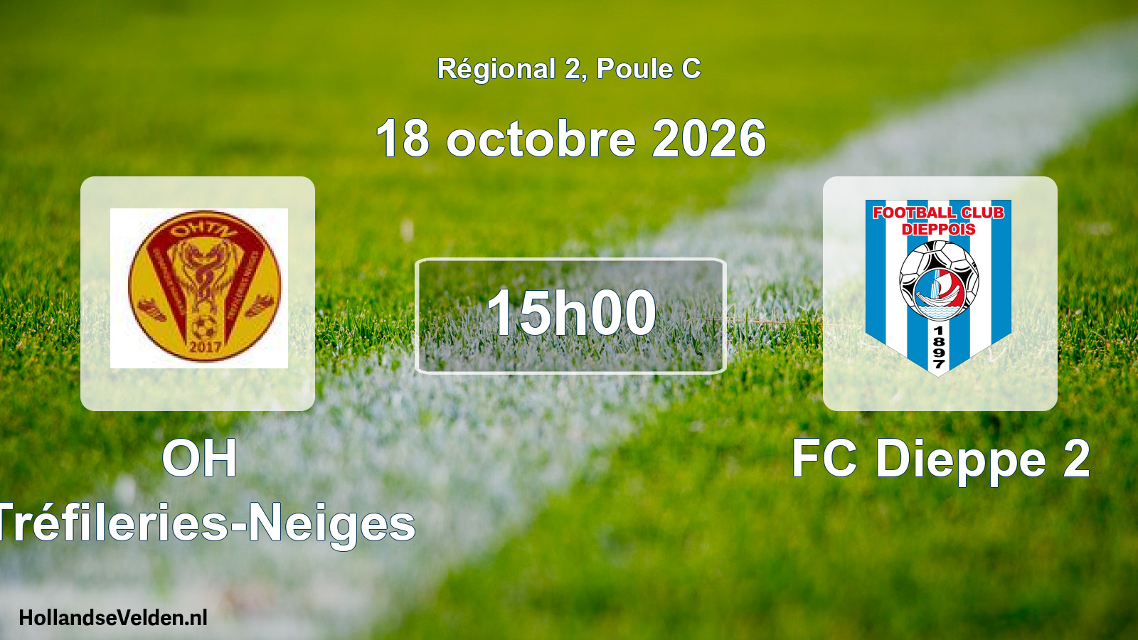Scheduled Match: OH Tréfileries-Neiges - FC Dieppe 2 (18 October 2026)
