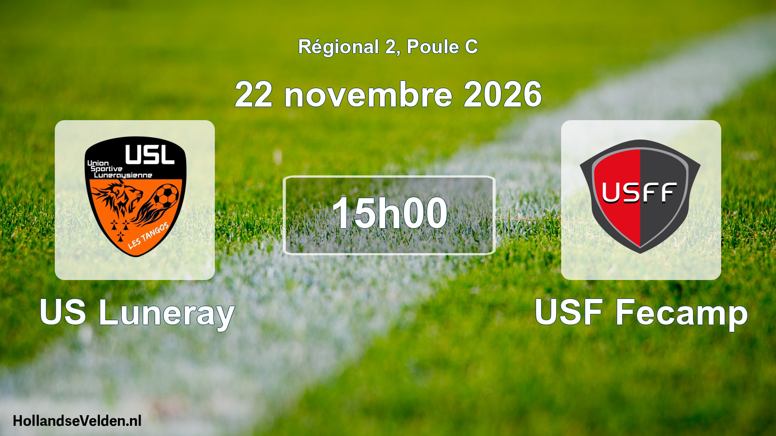 Scheduled Match: US Luneray - USF Fecamp (22 November 2026)
