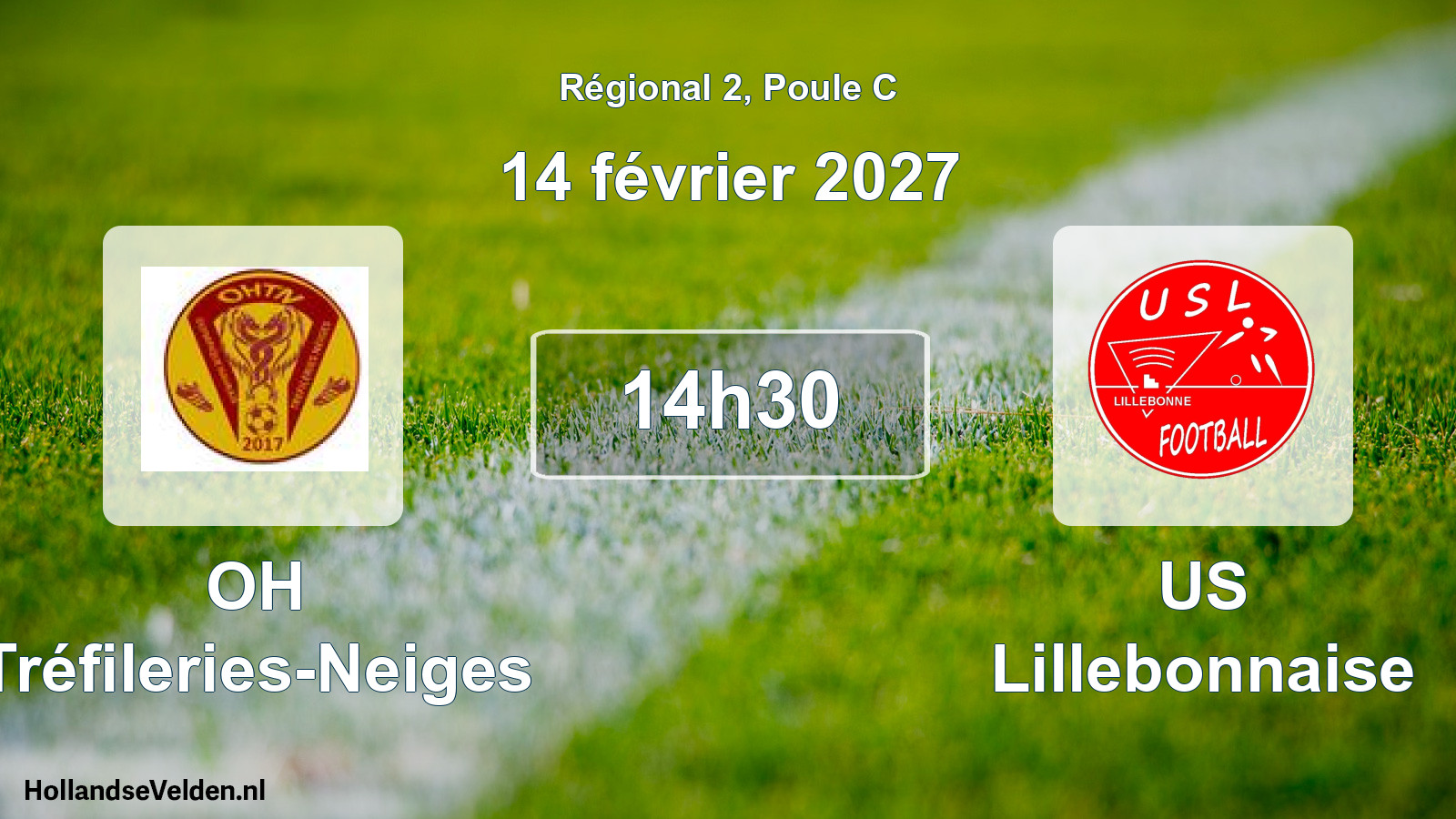 Scheduled Match: OH Tréfileries-Neiges - US Lillebonnaise (14 February 2027)