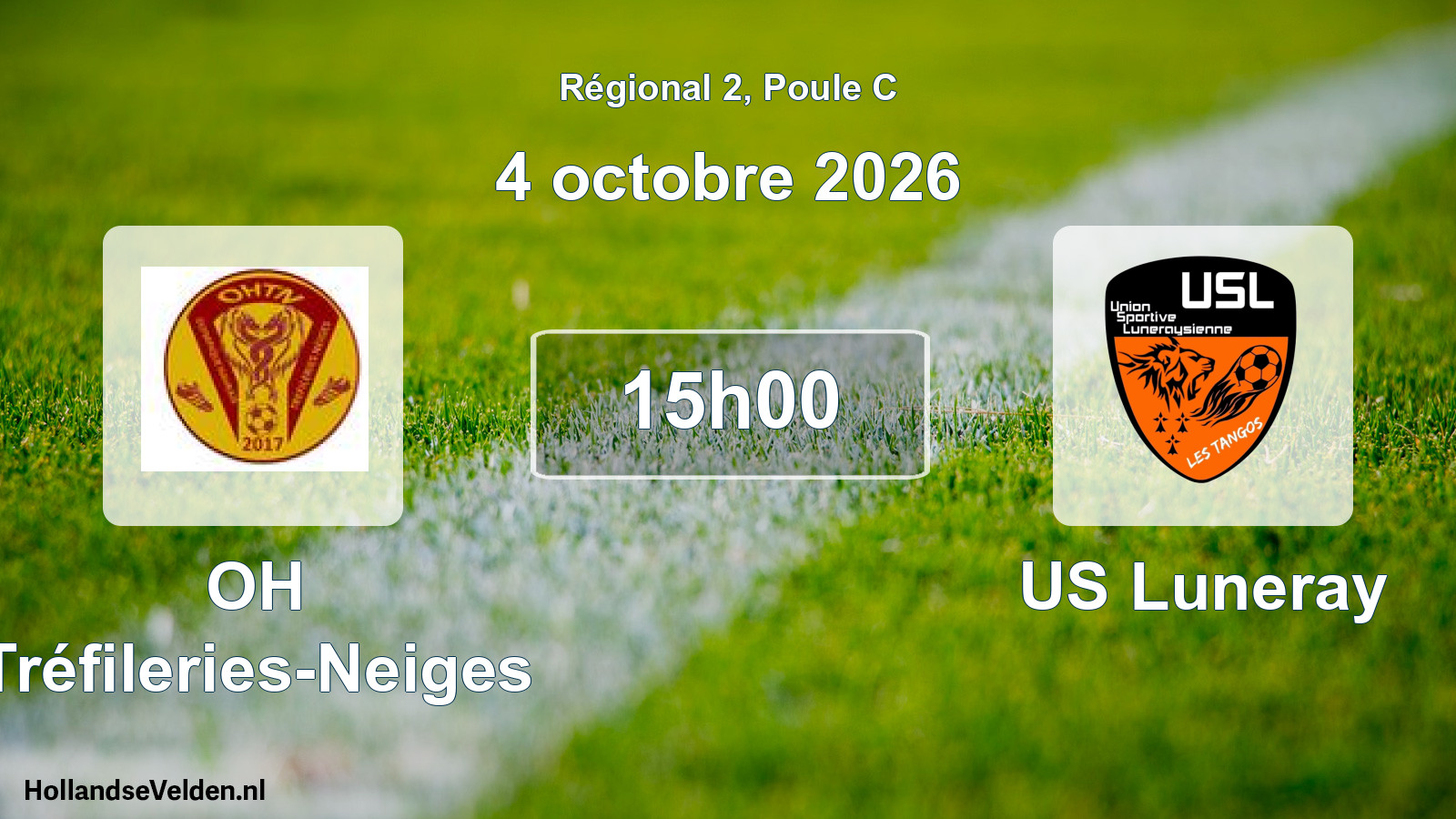 Scheduled Match: OH Tréfileries-Neiges - US Luneray (4 October 2026)