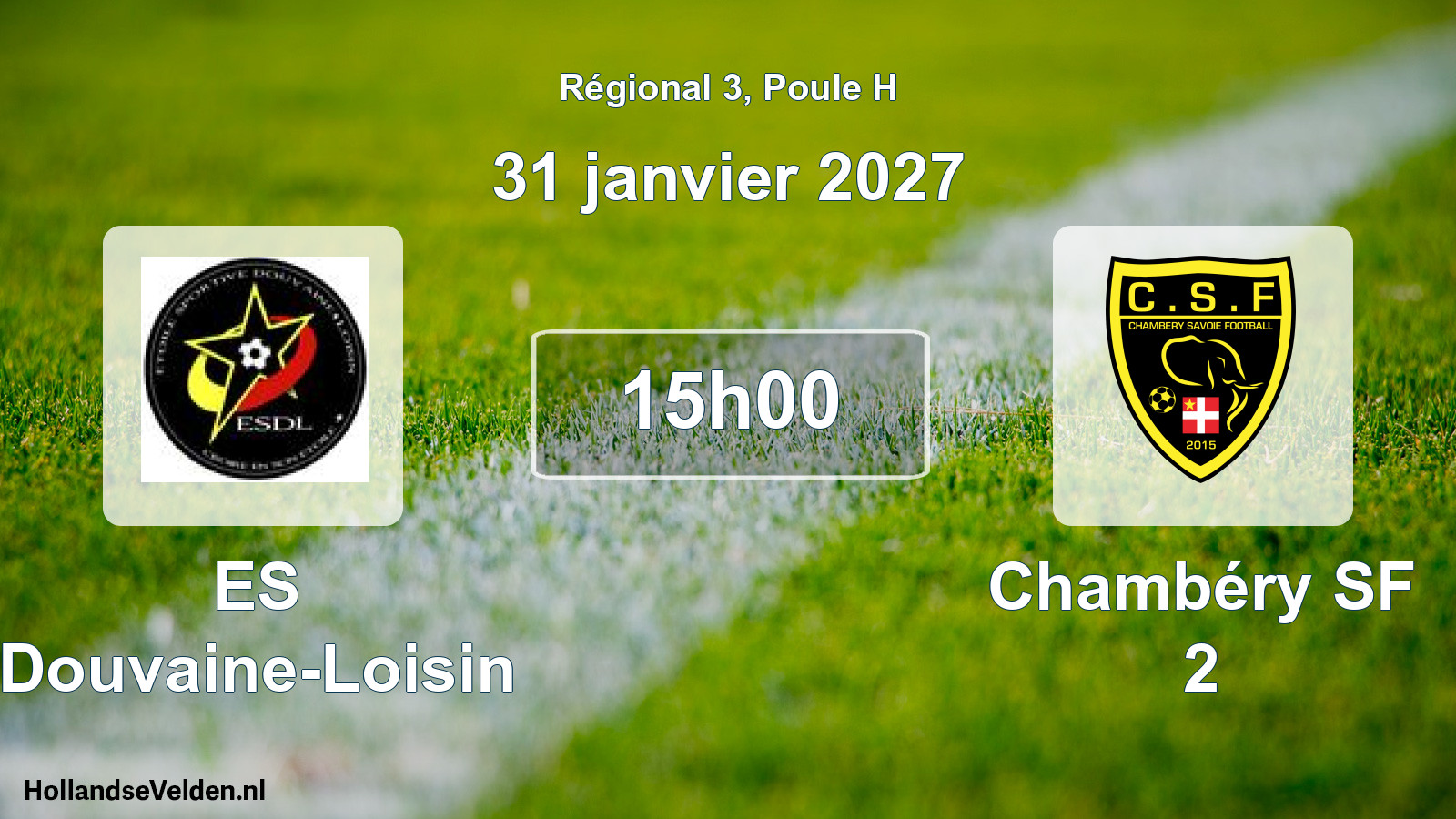 Match programmé: ES Douvaine-Loisin - Chambéry SF 2 (31 janvier 2027)