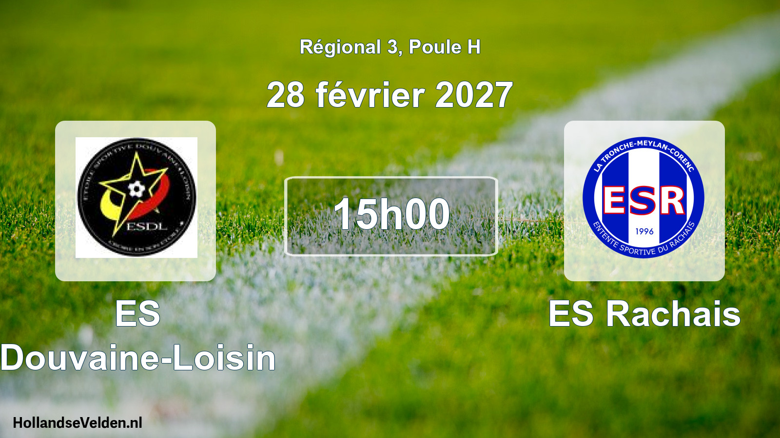 Scheduled Match: ES Douvaine-Loisin - ES Rachais (28 February 2027)