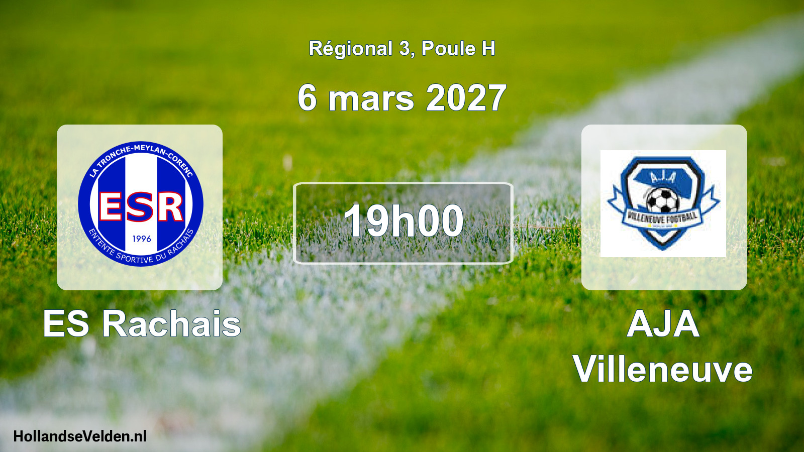 Scheduled Match: ES Rachais - AJA Villeneuve (6 March 2027)