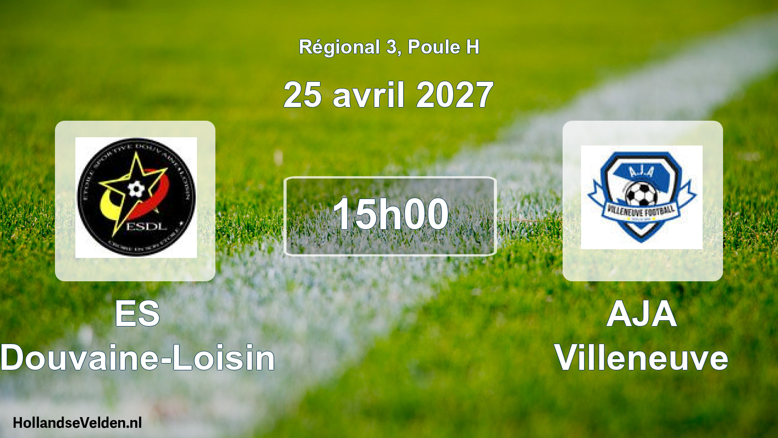 Scheduled Match: ES Douvaine-Loisin - AJA Villeneuve (25 April 2027)