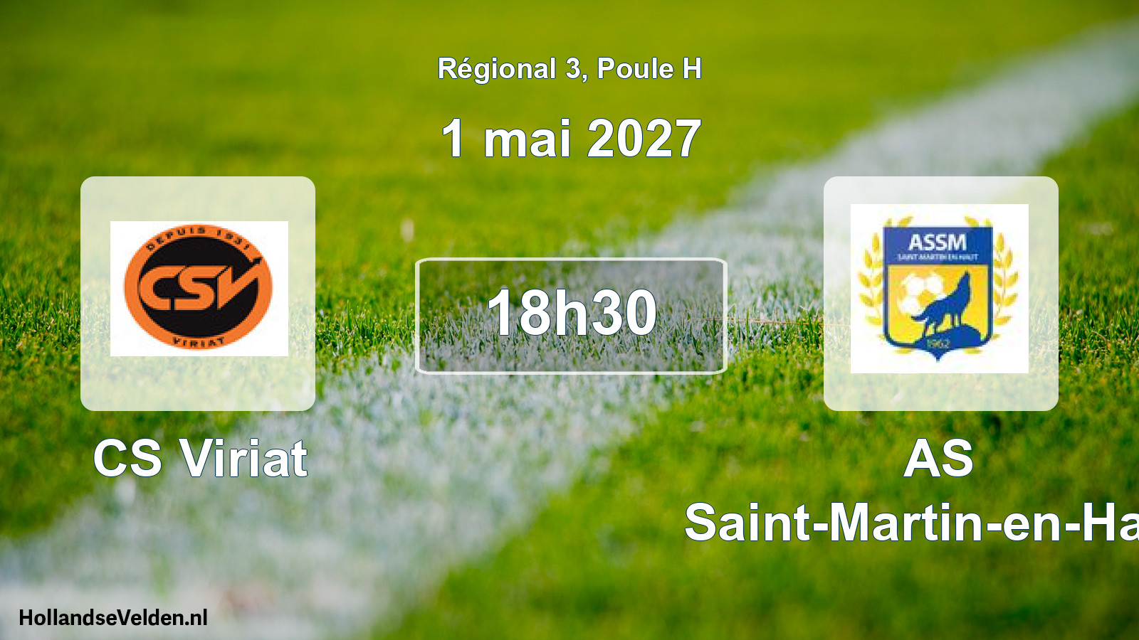 Scheduled Match: CS Viriat - AS Saint-Martin-en-Haut (1 May 2027)