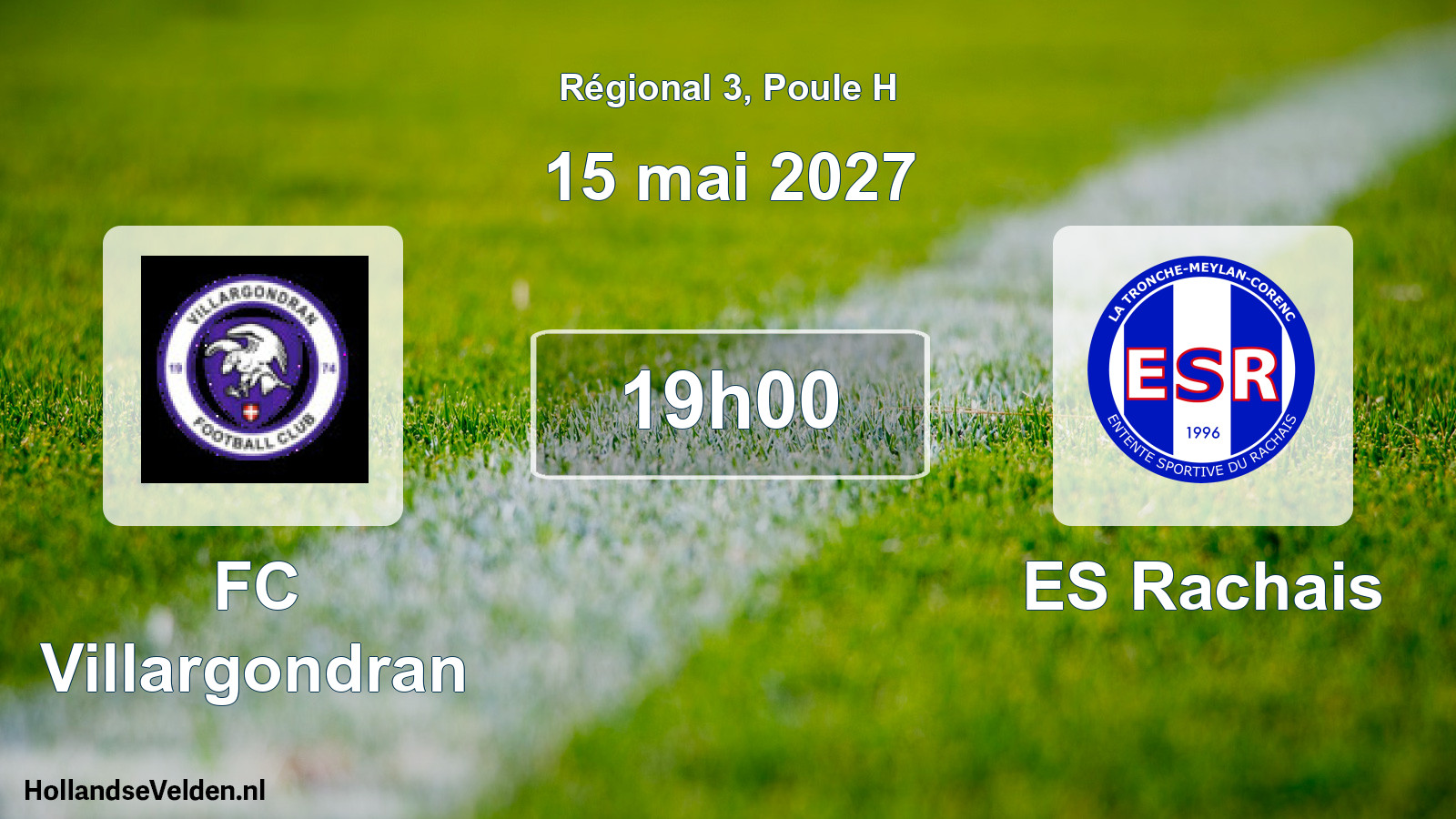 Scheduled Match: FC Villargondran - ES Rachais (15 May 2027)