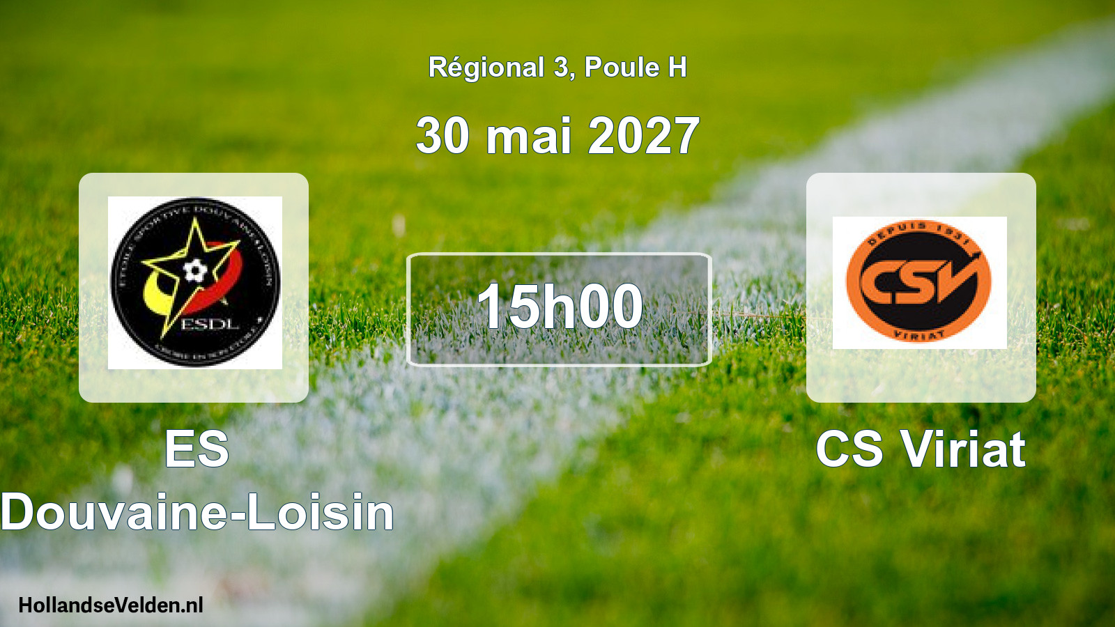 Match programmé: ES Douvaine-Loisin - CS Viriat (30 mai 2027)