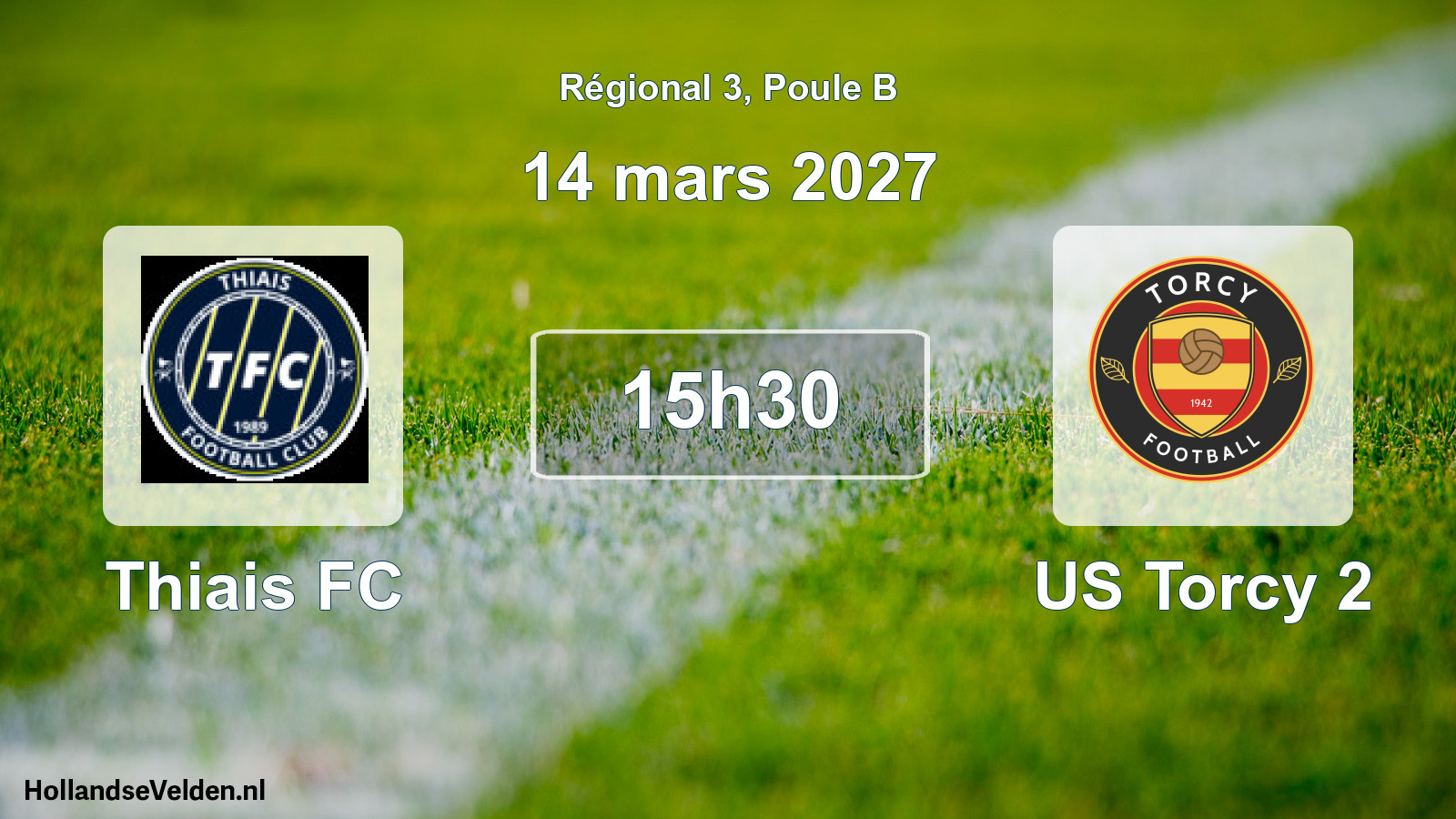 Scheduled Match: Thiais FC - US Torcy 2 (14 March 2027)