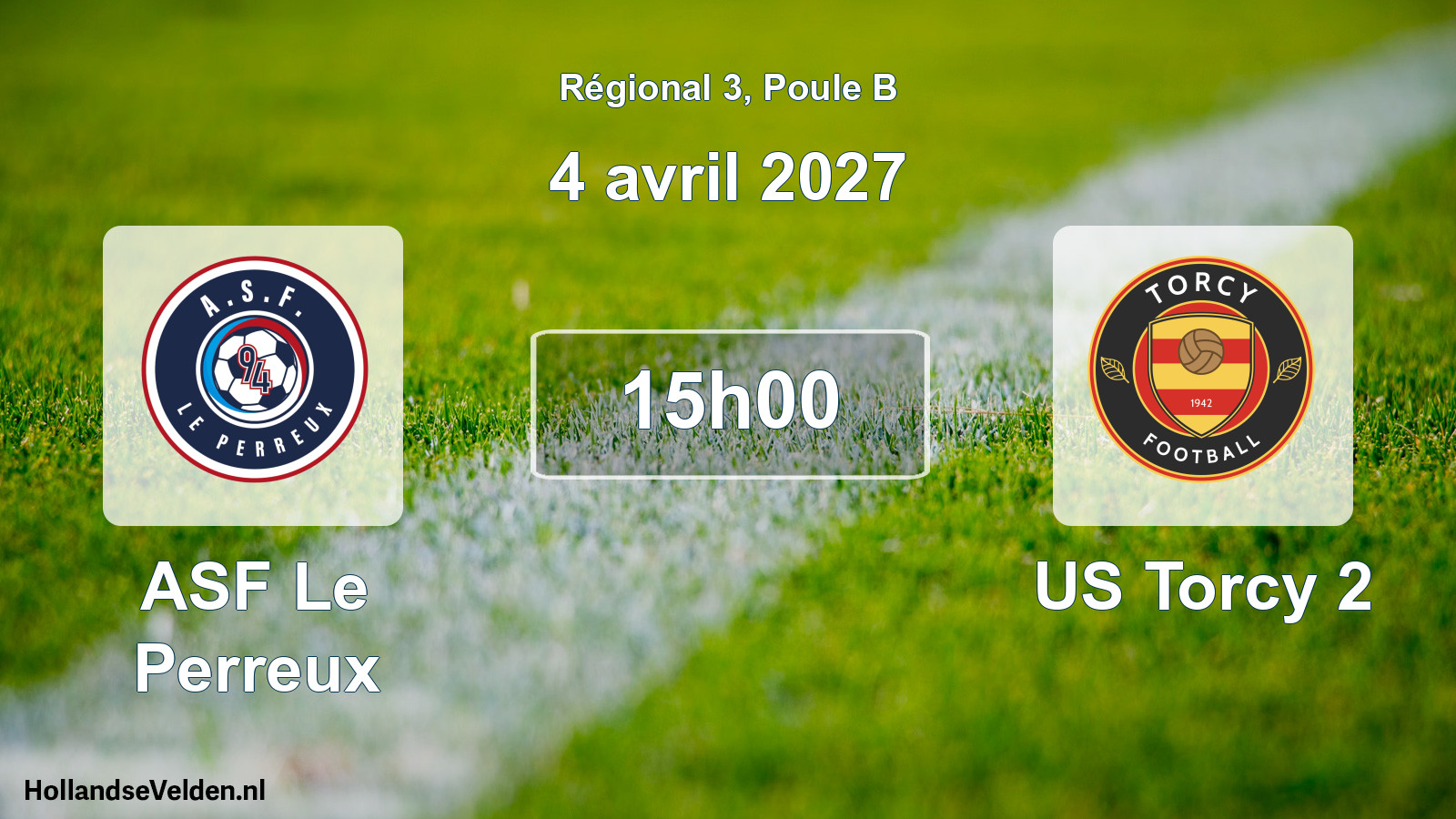Scheduled Match: ASF Le Perreux - US Torcy 2 (4 April 2027)