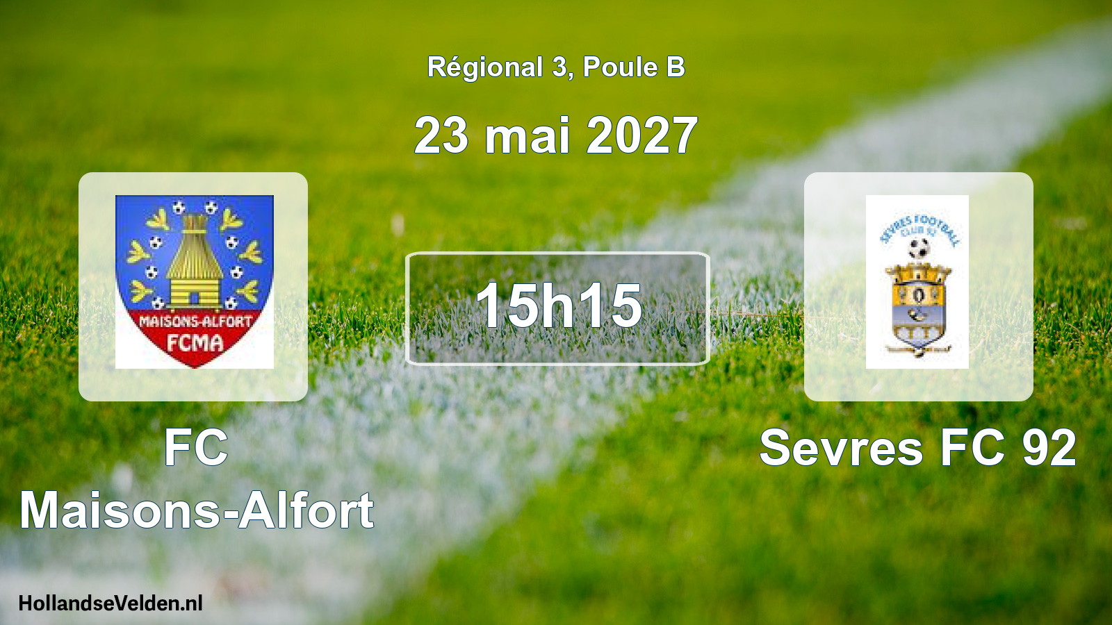 Scheduled Match: FC Maisons-Alfort - Sevres FC 92 (23 May 2027)