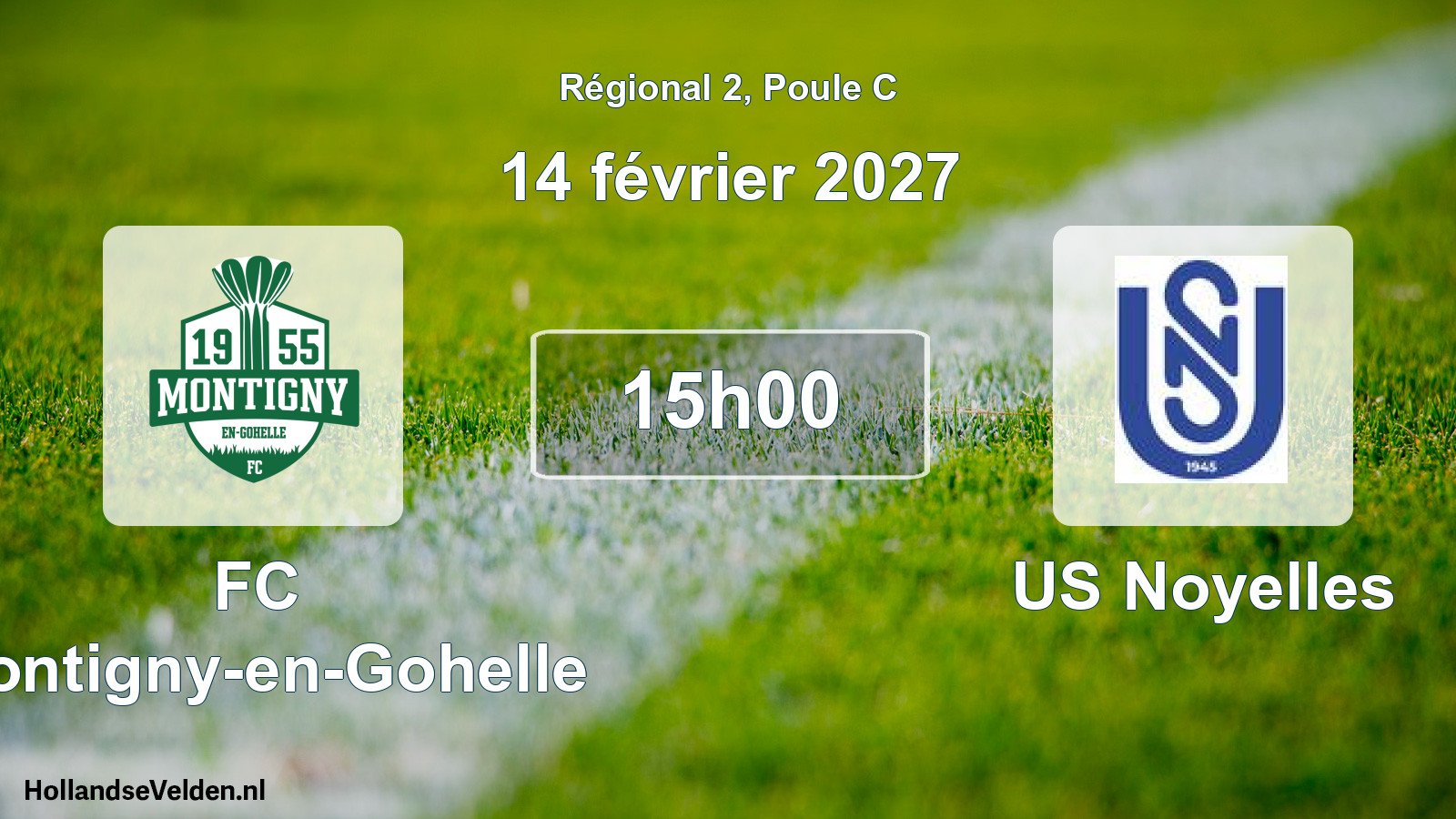 Scheduled Match: FC Montigny-en-Gohelle - US Noyelles (14 February 2027)