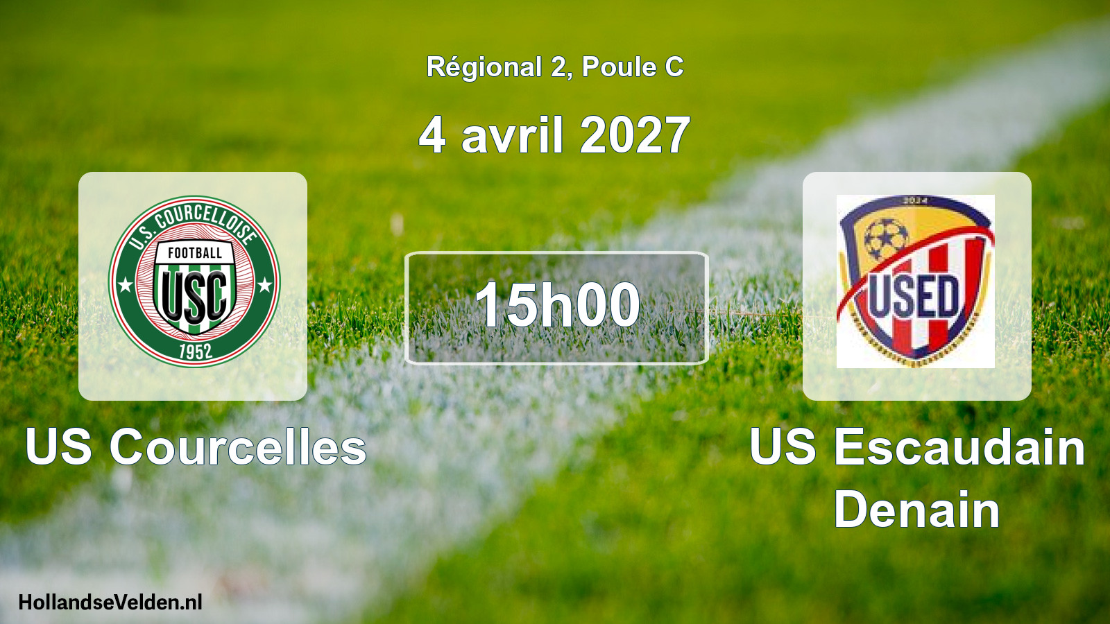 Geplande wedstrijd: US Courcelles - US Escaudain Denain (4 april 2027)